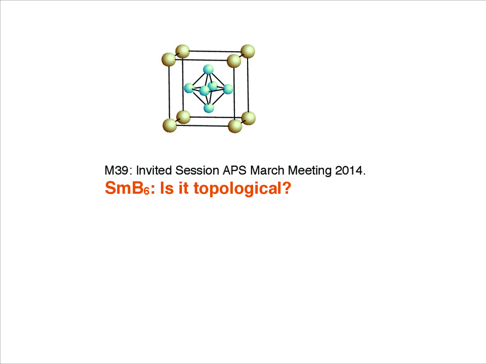 APS Meeting Presentation